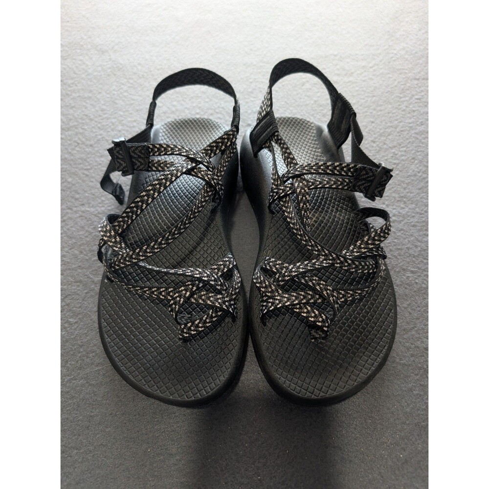 Chaco ZX/2 Classic Women’s 9 Black Tan Double Strap Toe Loop Sandals